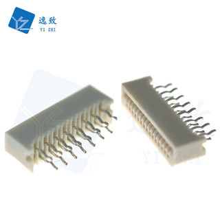 Đầu nối FFC / FPC 1.0MM Cắm trực tiếp một mặt Sân 180 độ Dislocation Chịu nhiệt độ cao 4-40P Không có khóa
