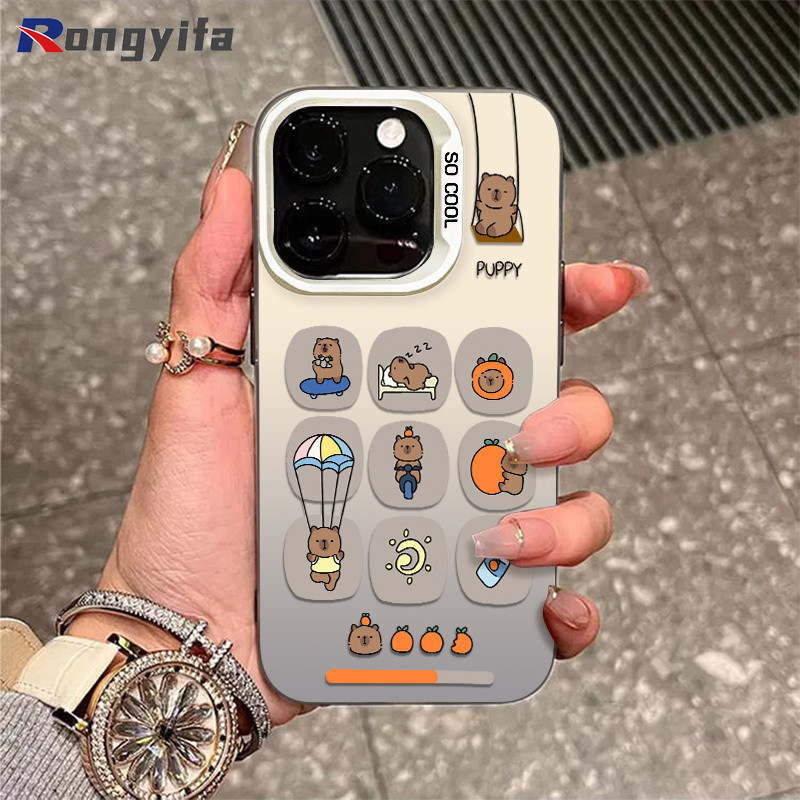 Ốp Điện Thoại Hoạt Hình Capybara Cho Xiaomi 17 Pro Max 15T 15 Ultra 14T 14 Civi 13 Ultra 13T Pro 4G 5G Vỏ Mờ Dễ Thương Ngộ nghĩnh Chống Sốc Ốp Lưng Cứng