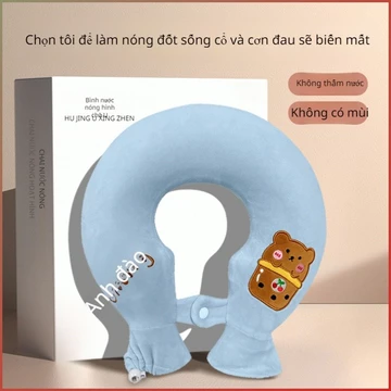 Túi chườm nóng chống cháy nổ dày dặn đeo cổ vai và cổ gối chữ U túi chườm nóng
