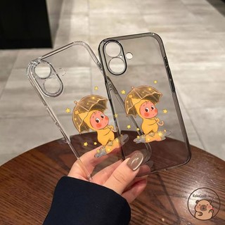 Ốp Điện Thoại Dễ Thương Meizu 21 20 Pro Note, Cầm Dù Lấp Lánh Ngôi Sao Hoạt Hình, Vỏ Mềm Trong Suốt Đen