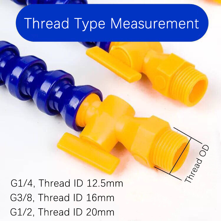 Ống khí nén 1 / 4 "3 / 8; 1 / 2; Ống làm mát dầu nước linh hoạt BPS cho máy tiện CNC