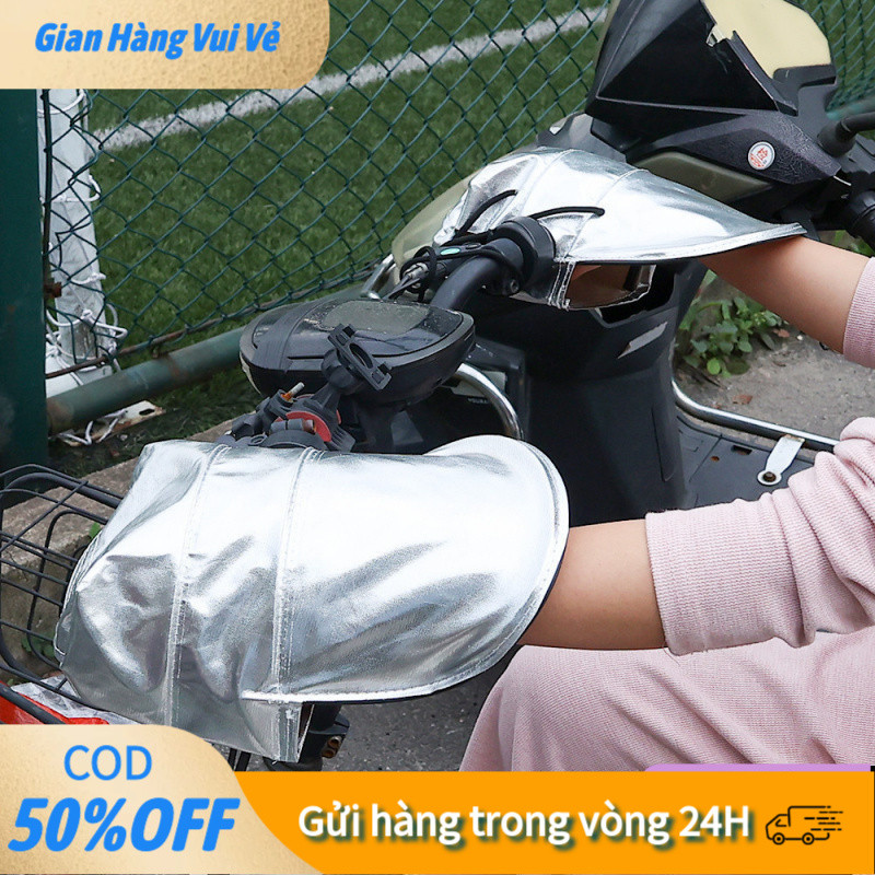 [24h Găng Tay Chống Nắng Tay Lái – Phù Hợp Xe Máy, Xe Điện, Chống Nước Thoáng Khí