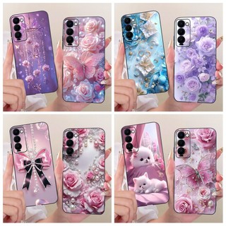Ốp Lưng Cho Tecno Camon 18 18P 18T 18i Vỏ Điện Thoại Mới Phong Cách Nơ Hoa Mềm Vỏ Silicon Cho Tecno Camon 18 Premier Shell