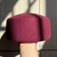 Mũ trùm đầu SUNKISSD, Mũ Fedoras phẳng cứng, Mũ len thời trang 100% cổ điển quyến rũ cho bữa tiệc