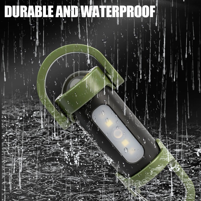 [GiuDiu] Đèn Móc Khóa Mini COB - Pin Di Động 350mAh, Chống Nước, 4 Chế Độ Làm Việc - Phù Hợp Đi Bộ Đường Dài và Cắm Trại