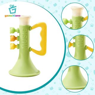 Thổi Trumpet Đồ Chơi Âm Nhạc Đồ Chơi Bé Trai Bé Gái Âm Thanh Trong Suốt Đảng Du Lịch Thổi Tiếng Ồn Máy Làm Trẻ Em Hoạt Hình Silicon Trumpet