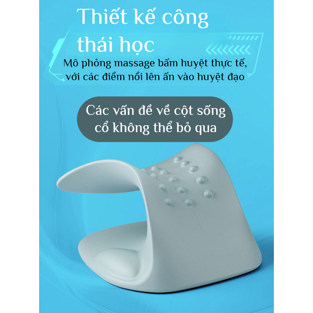 Dao Tiêu Chuẩn - 🌀Thiết Kế Ergonomic/Hình Chữ C🌿Gối Massage Cổ Cao Cấp/Gối Chỉnh Hình Cổ Thông Minh/Gối Hỗ Trợ Cổ Ê...