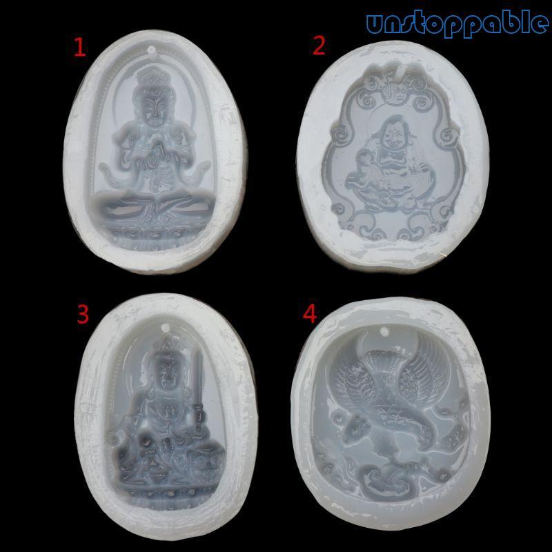 Trang sức Phật giáo từ silicon, khuôn làm mặt dây chuyền cho nữ