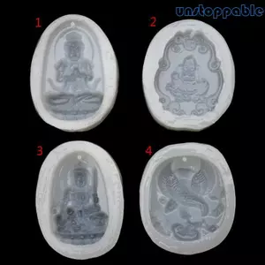 Trang sức Phật giáo từ silicon, khuôn làm mặt dây chuyền cho nữ
