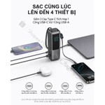 Sạc dự phòng ANKER Zolo 25kmAh | Công suất 165W | Tích hợp 2 cáp USB-C rút gọn | Có màn hình - A1695 — ảnh 3
