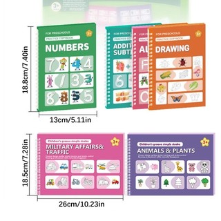 Love * Children Grooved Handwriting Practice Pad Writing Practice Notebook With Indent Character Guides And Sketching P