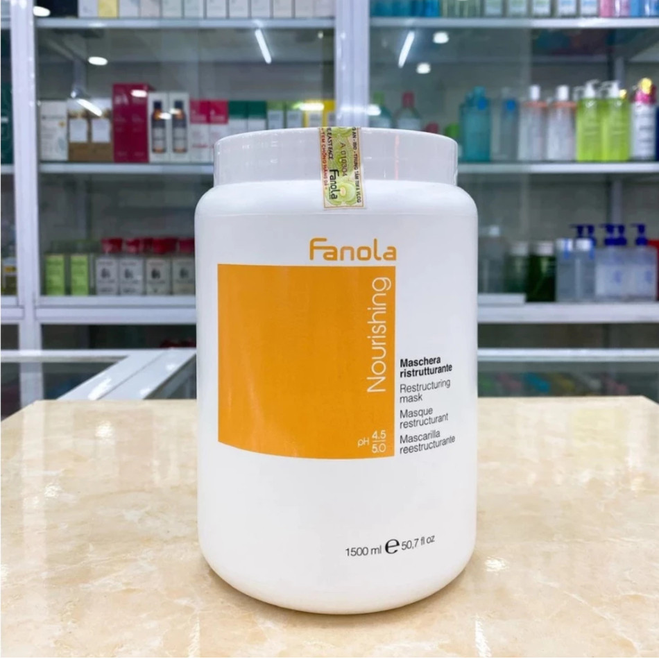 Kem Ủ Tóc FANOLA Nutri Care Restructuring Mask 1500ml ủ tóc collagen phục hồi tóc hư tổn | Trunghair