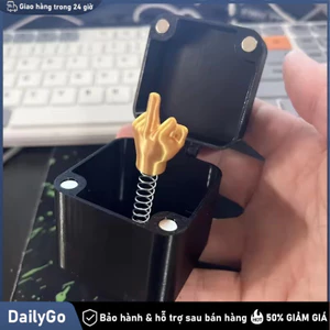 Hộp bất ngờ in 3D sáng tạo - Thiết kế ngón giữa hài, quà tặng gia đình, phá băng tiệc，Quà Tặng Vui Nhộn & Sáng Tạo