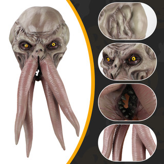 Halloween Cosplay Đáng Sợ Người Ngoài Hành Tinh Mũ Đội Đầu Tạo Một Không Khí Đáng Sợ Thiết Kế Món Quà Tuyệt Vời Cho Vai Người Hâm Mộ Chơi
