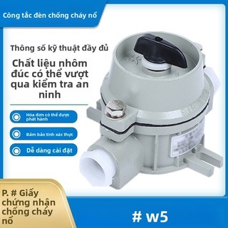 Công tắc đèn chống cháy nổ SW-10 Công tắc chống cháy nổ BZM hợp kim nhôm 10A 220V 380 chống nước chống bụi tiêu chuẩn quốc gia YAZN