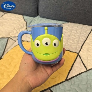 Cốc nước hình ba chiều Buzz Lightyear Phim hoạt hình Hàng hóa lót bằng thép không gỉ có nắp Cốc uống