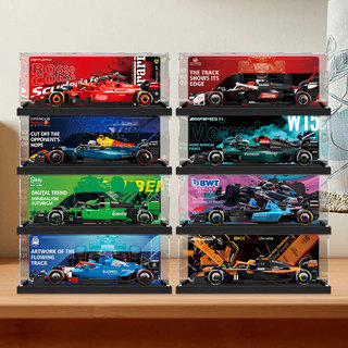 [Hộp chống bụi acrylic] Thích hợp cho xe đua Lego speed Series F1 77242 77244 77251 Hộp trưng bày acrylic chống bụi