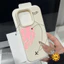 ốp iphone 12 pro max Cho 14 17 air 11 13 15 12 16 Pro Max XR X XS Max 16 7 8 15 Plus Trái tim hồng xanh Chống rơi