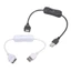 Cáp chuyển đổi USB Niki 30cm với 304 Switcher USB A Dây nguồn cho các thiết bị công suất thấp