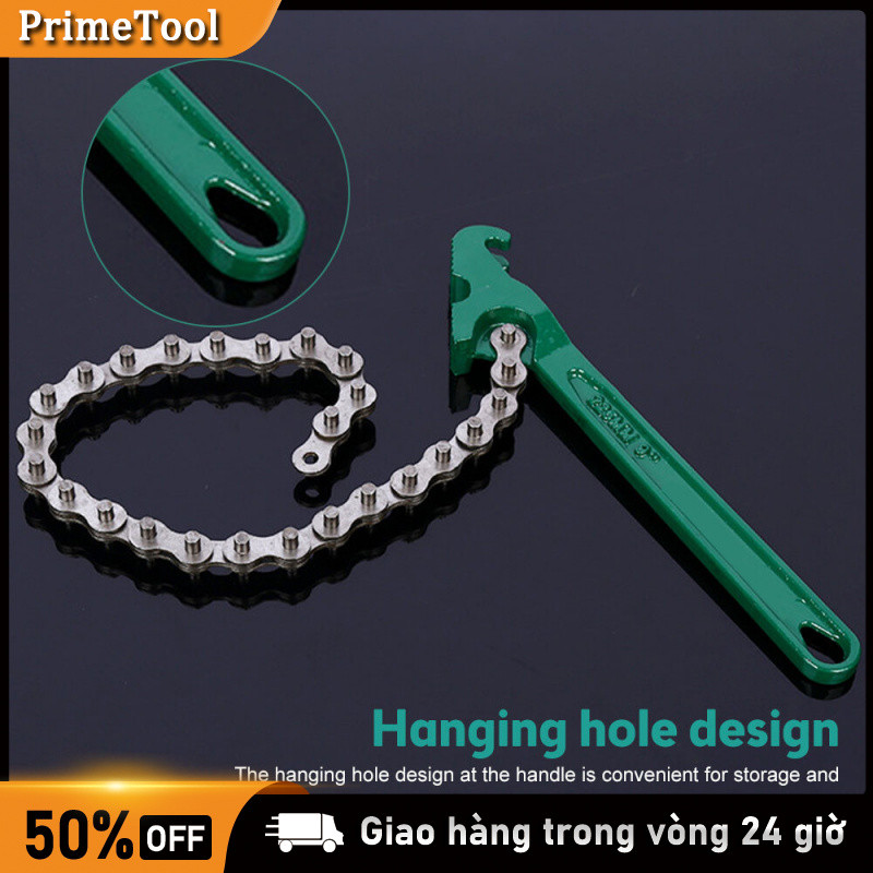 "Vam Tháo Lọc Dầu – Cờ Lê Xích Răng Cưa 8-12 Inch, Mỏ Lết Xích Đa Năng Siêu Bền  "