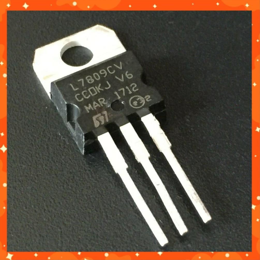 IC Ổn Áp Nguồn 9V 7809 L7809 L7809CV LM7809 7809CV 1.5A TO-220 Chân Cắm ...
