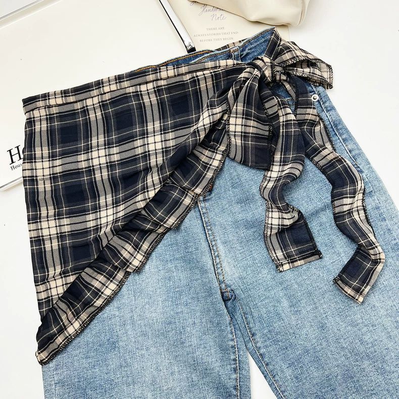 Milyfashion Tất Cả Trận Đấu Voan Kẻ Sọc Ren-Up Mông Rèm Retro Nấm Cạnh Mỏng Hơn Nhìn Váy Quần Áo Nữ