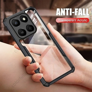 Ốp Acrylic Trong Suốt Cho Honor X7d X 7D HonorX7d 4G 5G 2025 Ốp Lưng TPU Mềm Siêu Mỏng Ốp lưng Chống Rơi Túi Khí Bảo Vệ Trong Suốt Ốp Lưng