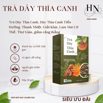 Trà Dây Thìa Canh, Dây Thìa Canh Tiểu Đường, Thanh Nhiệt, Giải Khát, Thư Giãn, giảm căng thẳng