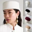Mũ trùm đầu SUNKISSD, Mũ Fedoras phẳng cứng, Mũ len thời trang 100% cổ điển quyến rũ cho bữa tiệc