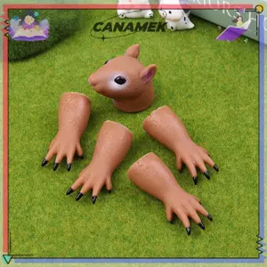 CANAMEK Sóc Ngón Tay Con Rối Tay Mới Lạ Đồ Chơi Cho Trẻ Em Tiệc Sinh Nhật Cosplay Đồ Chơi Quà Tặng CSF