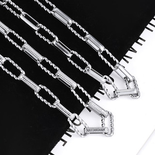 Dây chuyền thép không gỉ đánh bóng, phù hợp DIY và không gây dị ứng