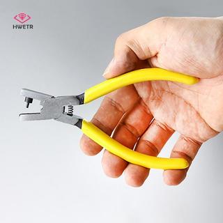 HWETR Đa năng dụng cụ bấm lỗ dây da đồng hồ 2mm/1.6mm, kìm thủ công cho dây da