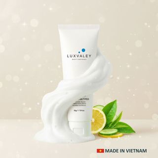 SỮA RỬA MẶT DỊU NHẸ AN TOÀN DÀNH CHO DA DẦU MỤN NHẠY CẢM LUXVALEY GENTLE FACE WASH SÁNG DA NGỪA MỤN