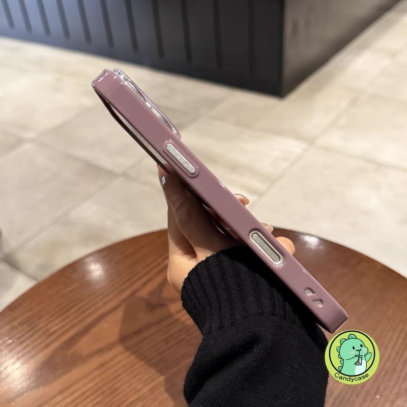 Ốp Điện Thoại Lấp Lánh Cho Redmi Note 15 14 14S 13 12 Pro Plus Turbo Speed Explorer 12S 5G 4G Vỏ Sang Trọng Dễ Thương Sáng Bóng Màu Kẹo Đơn Giản Vỏ IMD Cứng