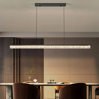 AIMI Acrylic Sắt Rèn Mặt Dây Chuyền Dài Thích Hợp Cho Nhà Bếp Thanh Nhà Hiện Đại Phòng Khách Phòng Ngủ Đèn Treo Tricolor