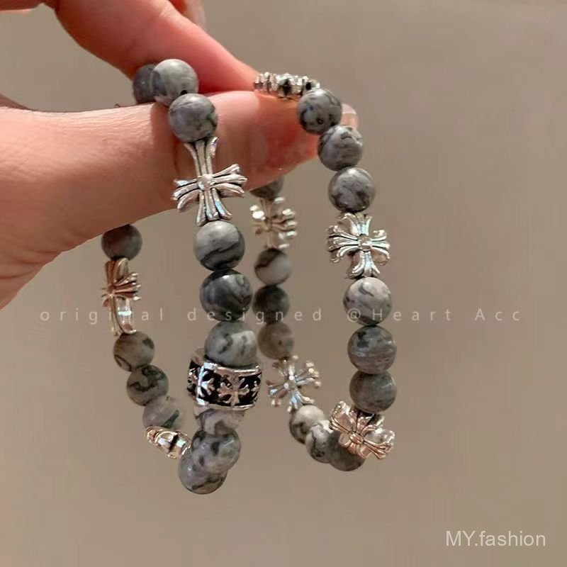 Vòng đeo tay và cặp đôi đính cườm đá tự nhiên, style Âu Mỹ - Thời Trang Hợp Mốt