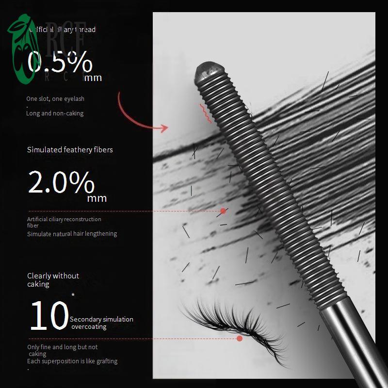Mascara ống thép không thấm nước - Sợi lụa 3D chống nhòe cho lông mi uốn dày