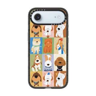 CASECASE X Ốp Lưng Gia Đình Dễ Thương Cạnh Đen Trong Suốt Cứng Hút Từ Tính Tác Động Dành Cho Apple IPhone 12 13 14 15 16 17 Pro Max Air Plus Có Hộp