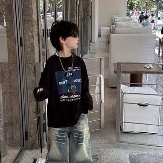 [DOU DOU KID] DT33 Áo Thun Dài Tay 14-46kg,Chất Thun Mềm Mại Chính Phẩm