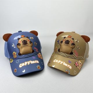 Mũ lưỡi trai Capybara cho bé 3–9 tuổi – Hoạ tiết thú siêu dễ thương, che nắng hiệu quả