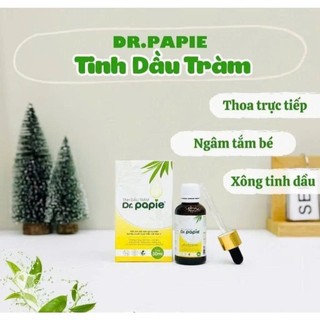 Tinh Dầu Tràm Gió Dr.Papie Nguyên Chất 100% – Giữ Ấm, Phòng Cảm Cúm Cảm Lạnh Cho Trẻ Sơ Sinh