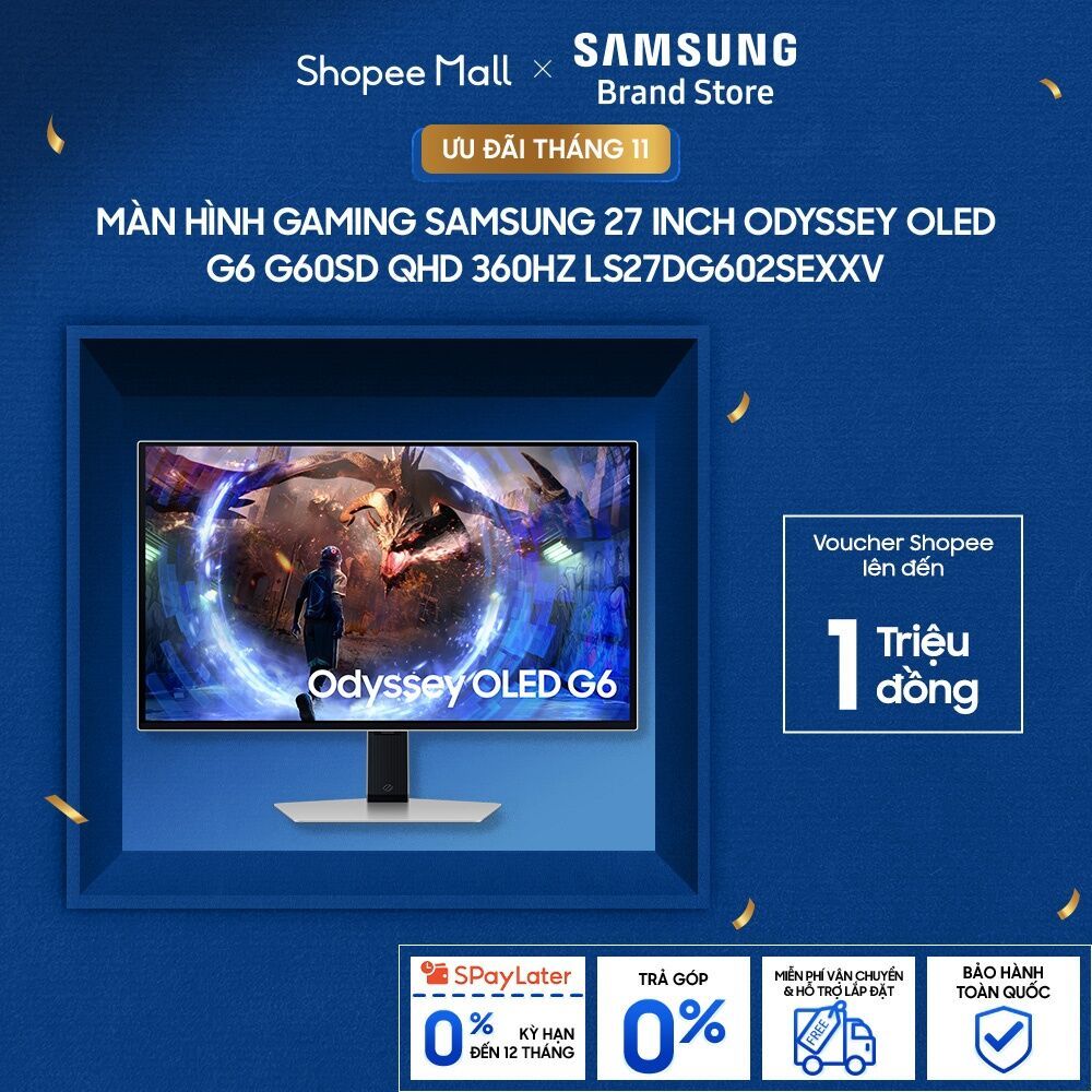 [MIỄN PHÍ VẬN CHUYỂN] Màn Hình Gaming Samsung 27 inch Odyssey OLED G6 ...