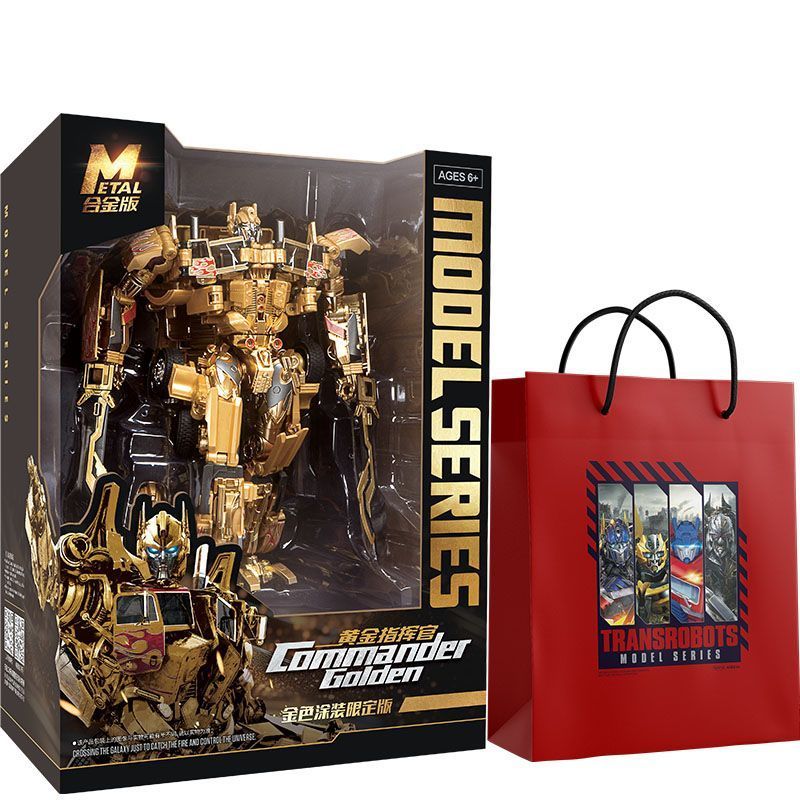 Youhu Phiên Bản Vàng Wasp Optimus Trụ Cột Hợp Kim Robot Biến Dạng Xe Mô Hình Bé Trai Đồ Chơi Cửa Sổ Quà Tặng