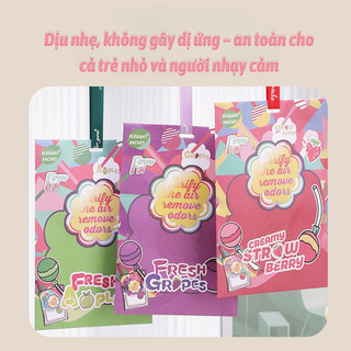 Túi Thơm Trái Cây Treo Tường Bunnies House Treo Phòng, Ô Tô, Tủ Quần Áo Hương Thơm Lâu Dài