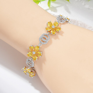 Châu Âu Mỹ ins Vòng Tay Hoa Kim Cương Phong Cách Mới Nữ