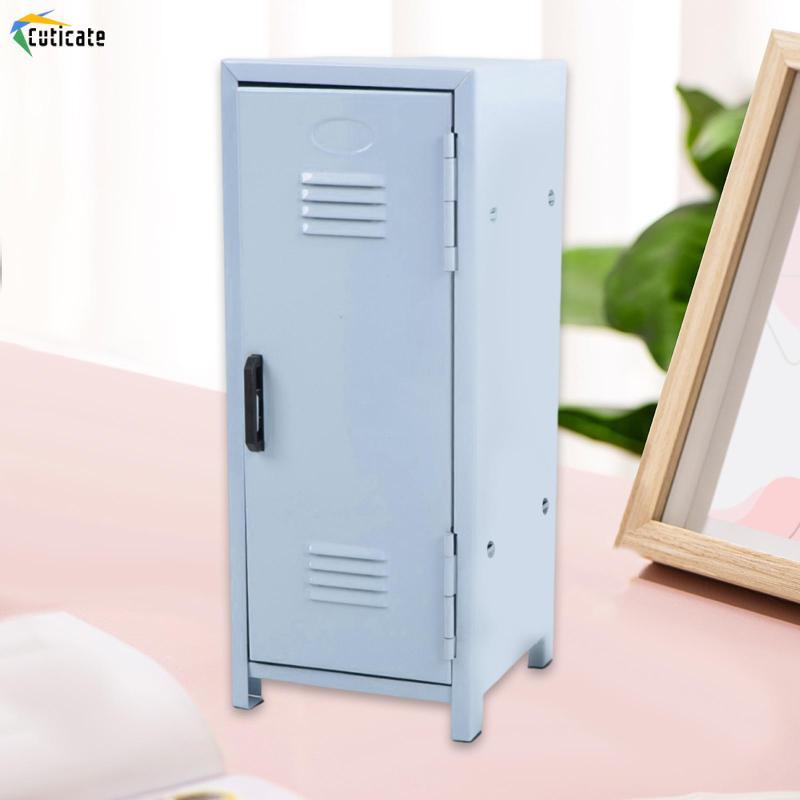 Tủ khóa máy tính để bàn nhỏ Bộ sắp xếp lưu trữ máy tính để bàn Dễ thương với khóa và hộp khóa chìa khóa