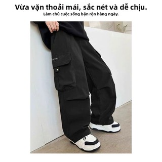 Quần cargo bé trai dáng rộng – Chất nhẹ thoáng khí, túi hộp cá tính, phong cách đường phố năng động