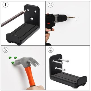 Soundbar Mount Wall Speaker Shelf Anti-Drop Soundbar Support with Extendable Depth 3.5-5.4 Inch for Under TV Home fotvn