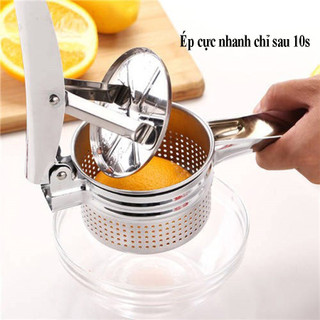 Máy ép rau củ inox cầm tay - Kích thước 27x9.2cm, phù hợp ép đa dạng hoa quả và rau củ