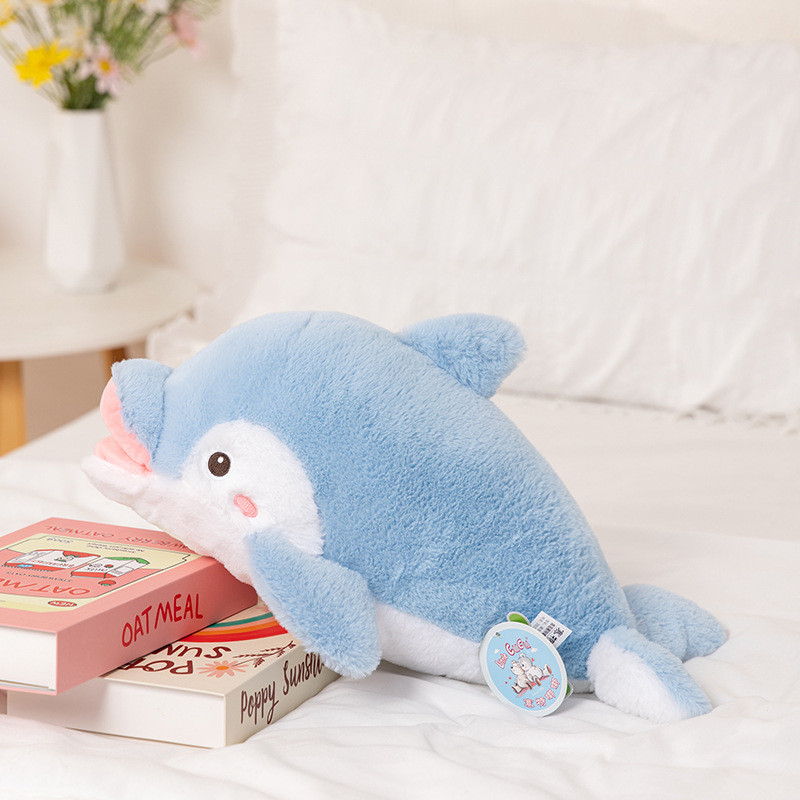 Đồ chơi sang trọng động vật đại dương đáng yêu - Orca, Beluga, Seal, Shark & Dolphin Soft Cuddly Gối dành cho người bạn đồng hành ngủ